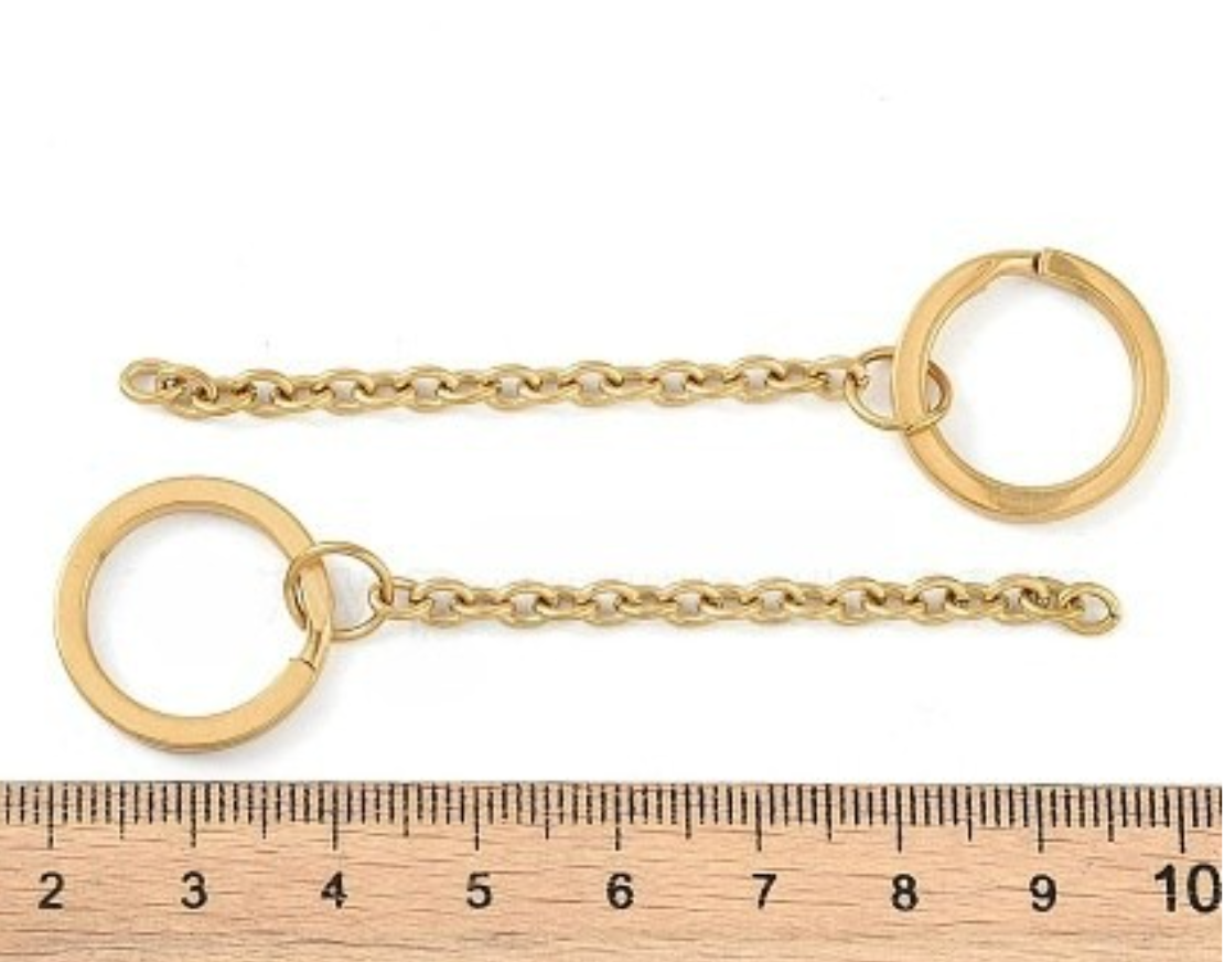 Keychain with Pebble Chain