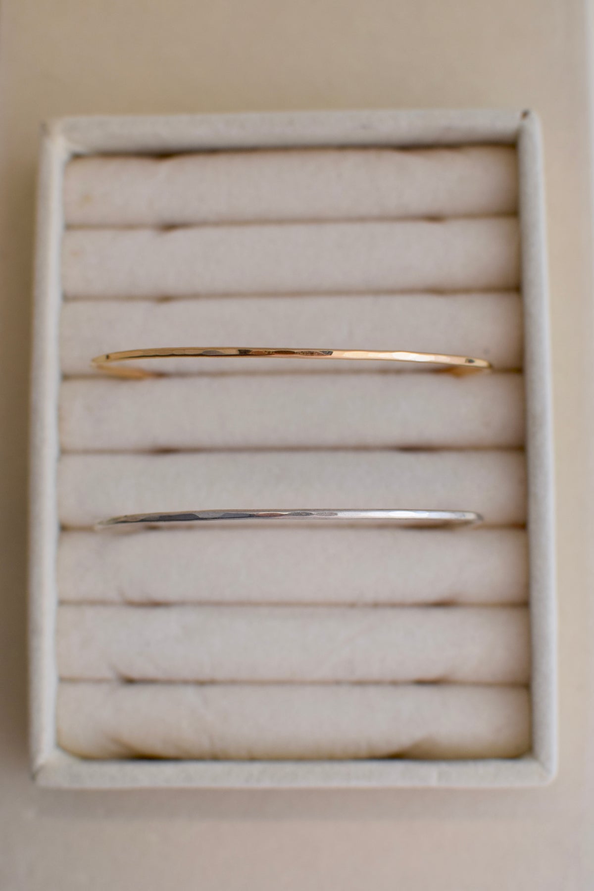 Permanent Bangles - 4 Styles - 2 Metals