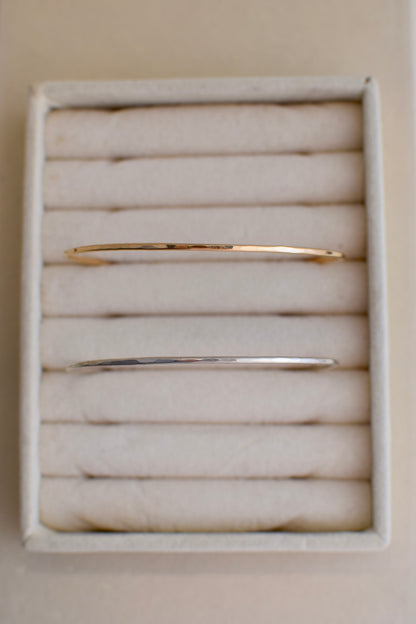 Permanent Bangles - 4 Styles - 2 Metals