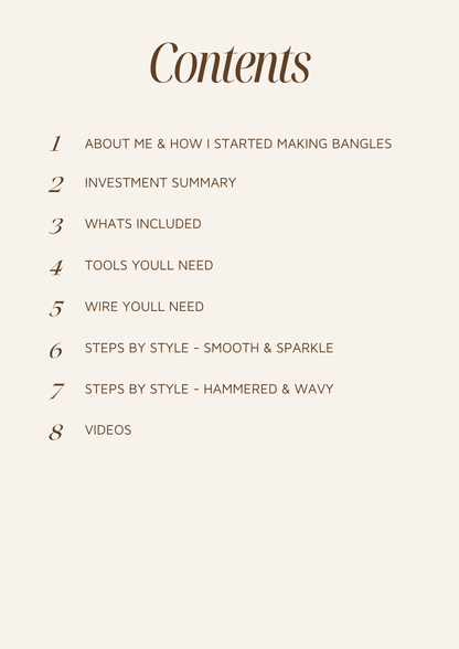 Making Permanent Bangle Guide