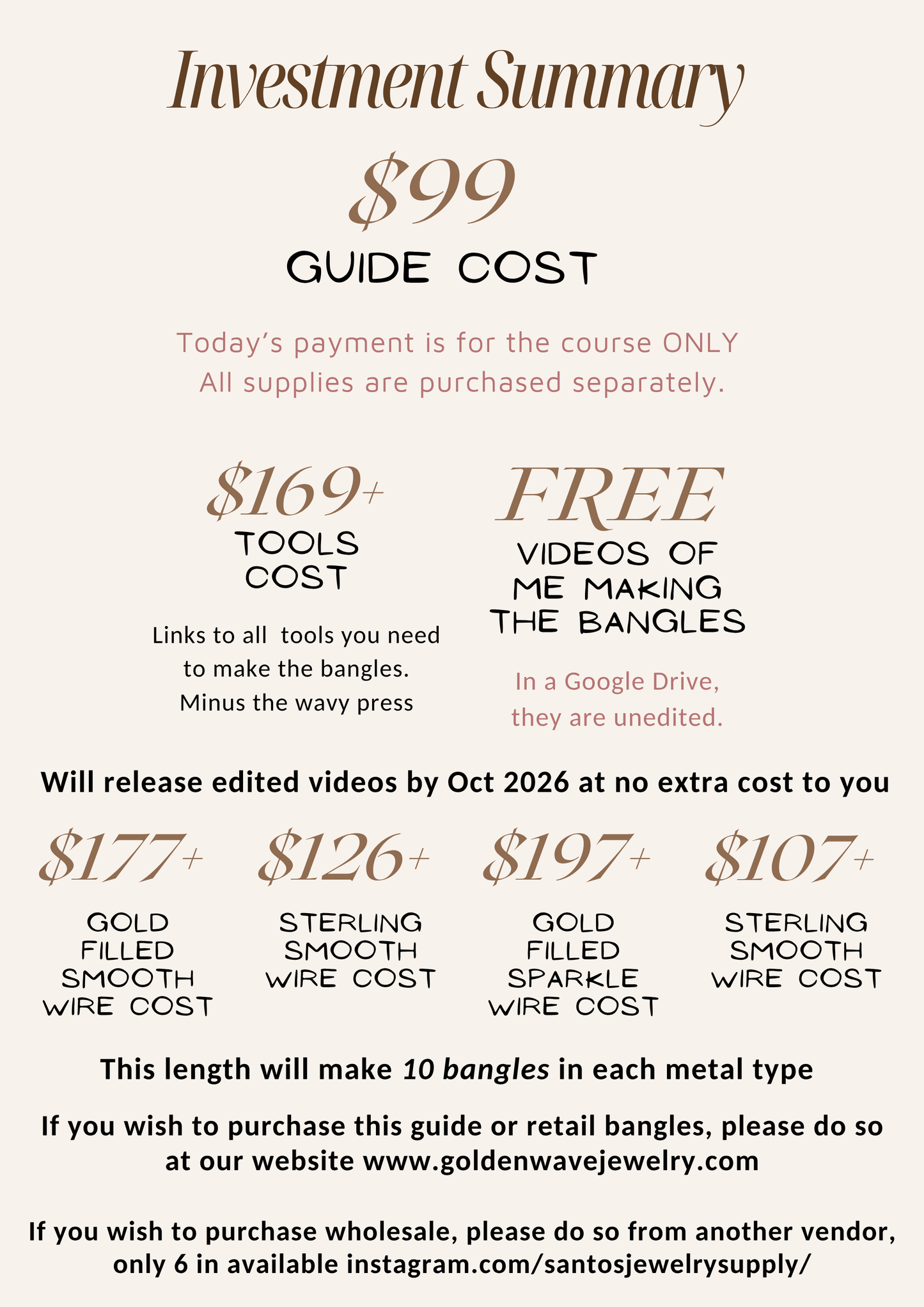 Making Permanent Bangle Guide