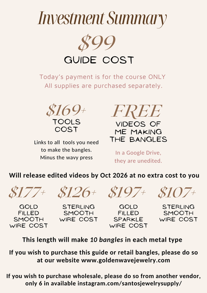 Making Permanent Bangle Guide