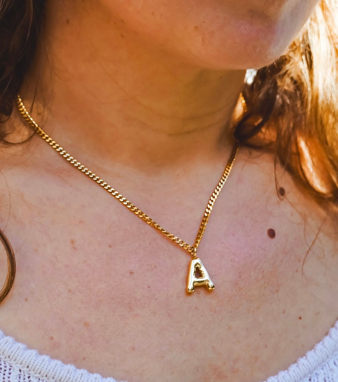 Balloon Letter Necklace - Made for You