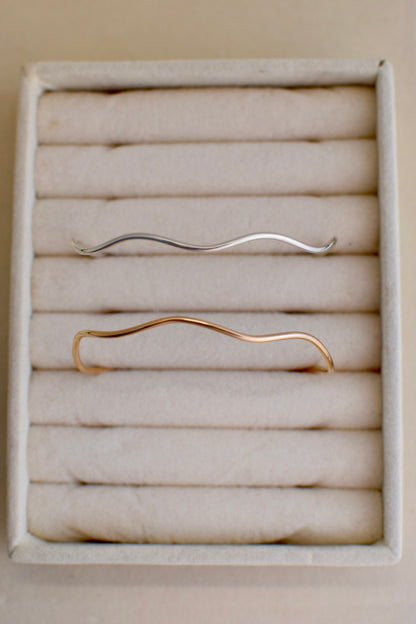 Permanent Bangles - 4 Styles - 2 Metals