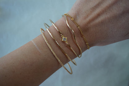 Permanent Bangles - 4 Styles - 2 Metals