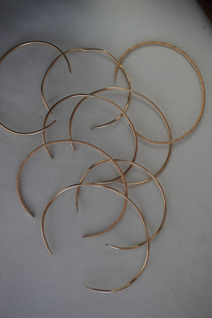 Permanent Bangles - 4 Styles - 2 Metals