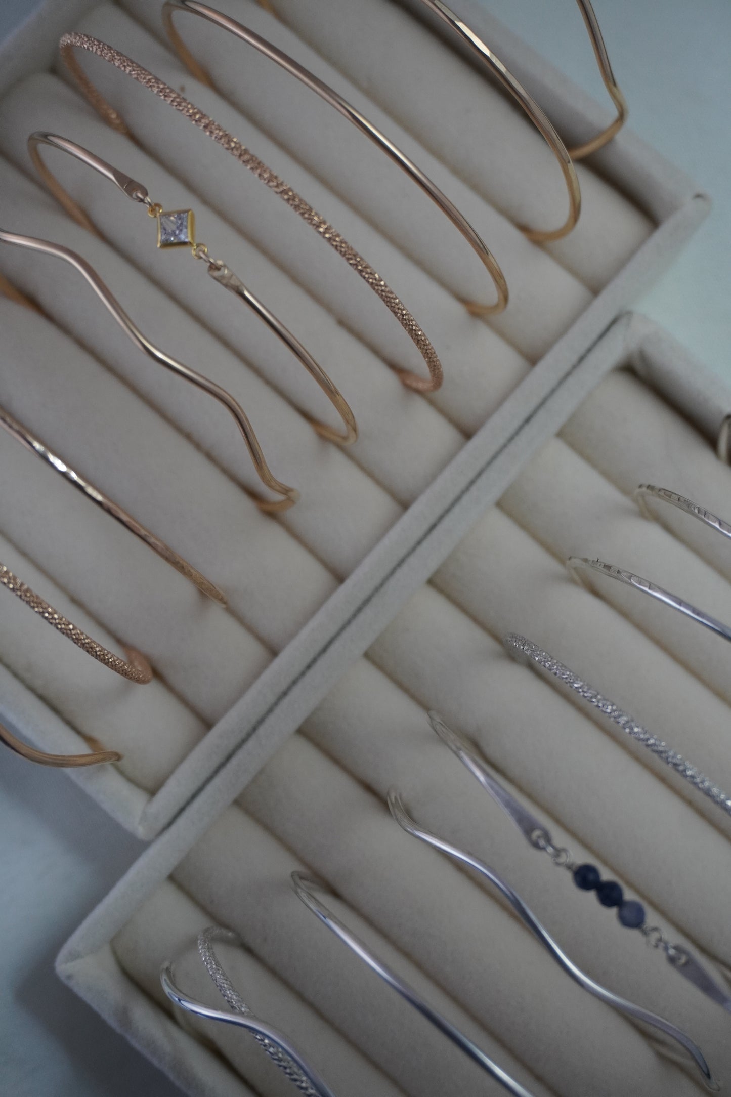 Permanent Bangles - 4 Styles - 2 Metals