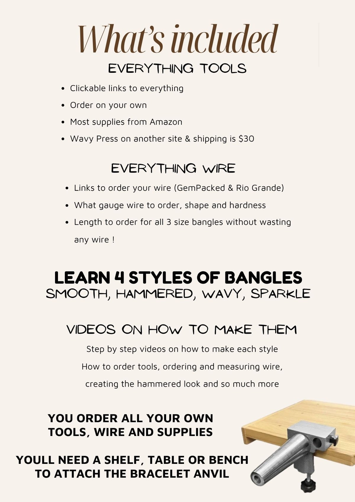 Making Permanent Bangle Guide