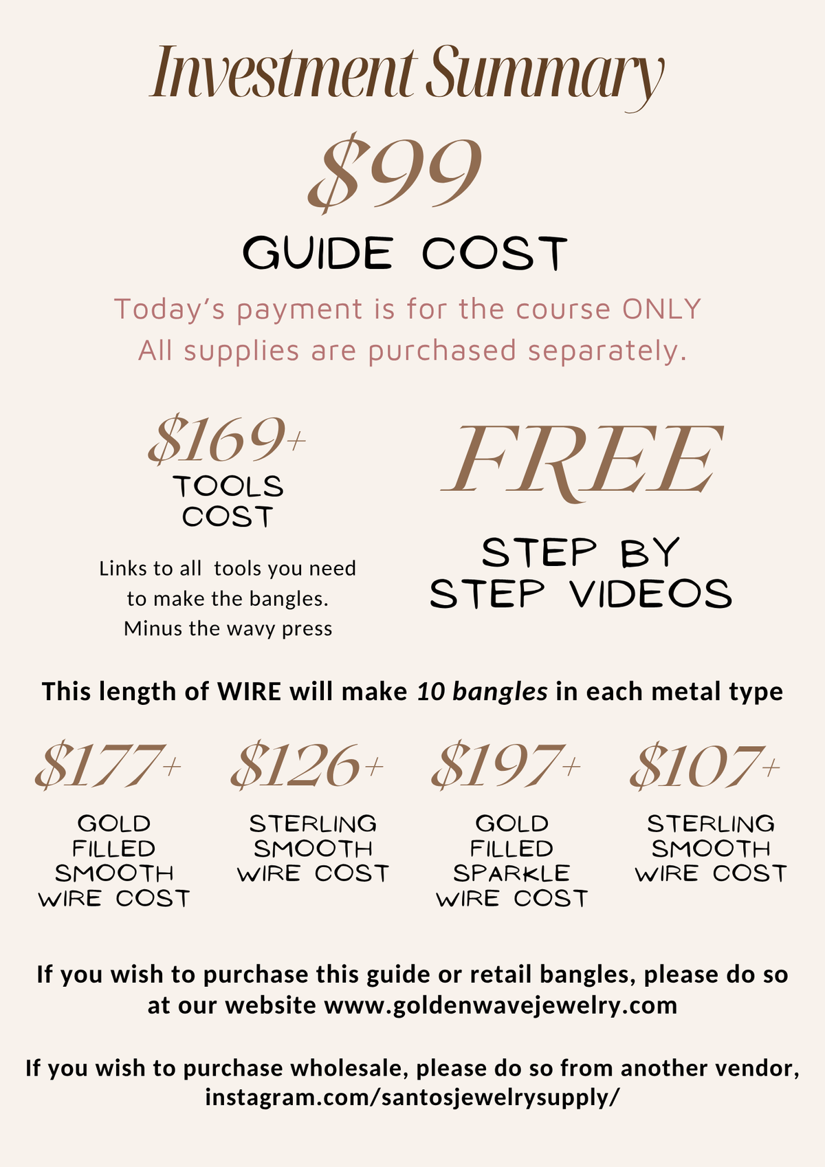 Making Permanent Bangle Guide