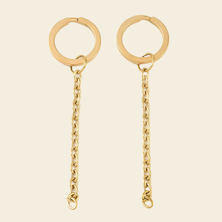 Keychain with Pebble Chain