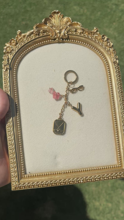 Keychain with Pebble Chain