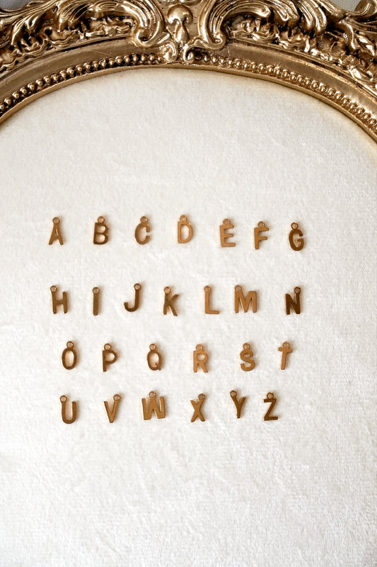 Mini Letter Charms